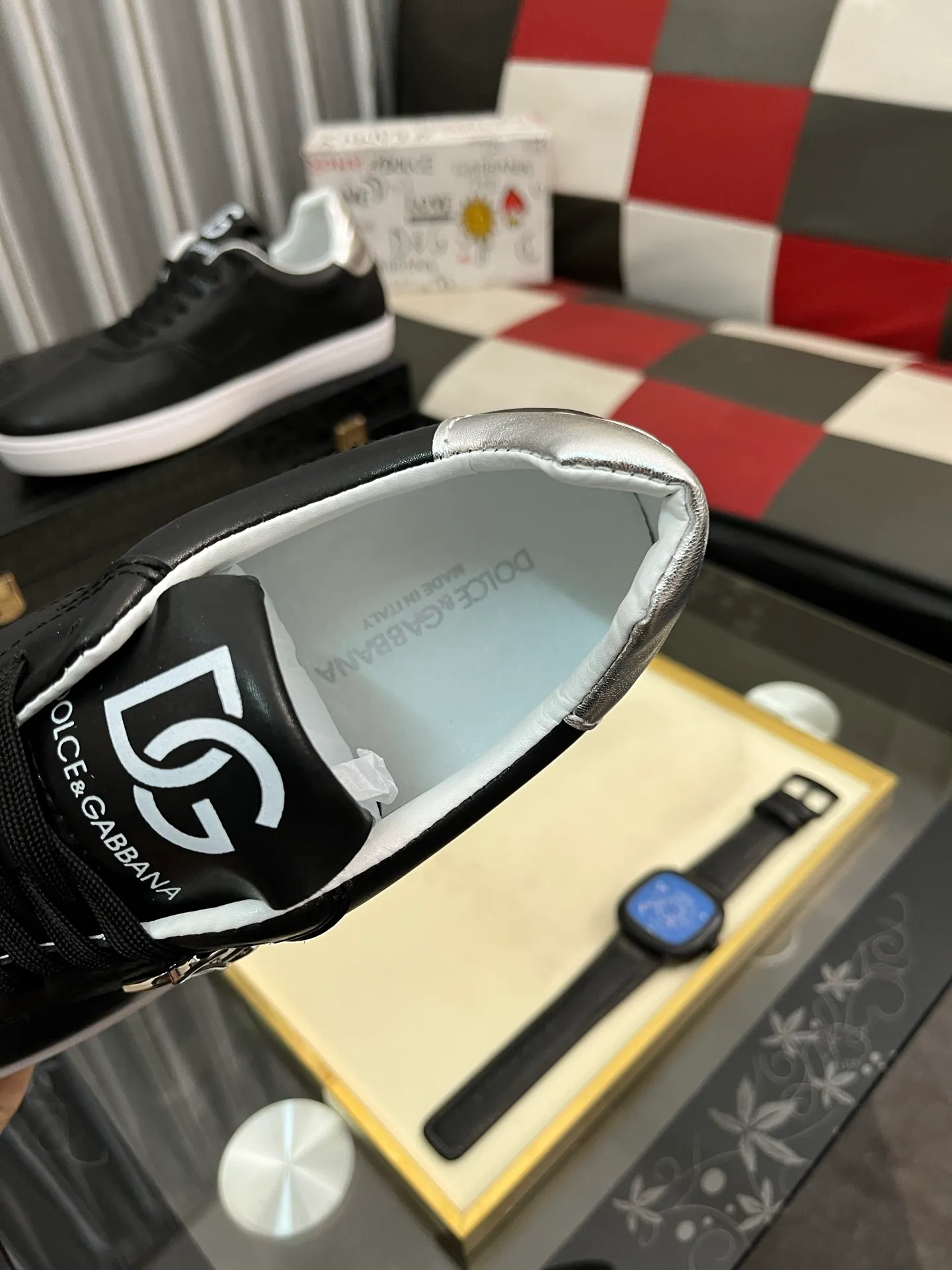 Men's Men's Shoes💰420⌚️⌚️Dolce&Gabbana••DG✔️Men's Sports•Casual Shoes. Original goods from top counters. Original imported cowhide, multi-material splicing design ➕Imported cowhide lining, cowhide feet ➕Original TPR elastic outsole. Size: 38-46